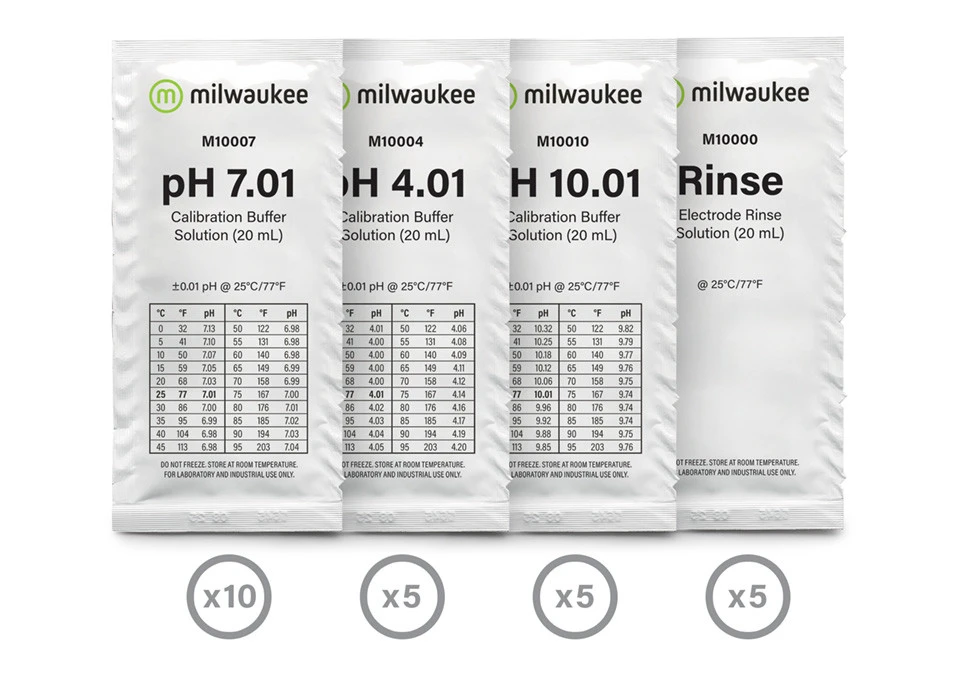 Milwaukee FRESH-START Solution Kit for pH Meters & Testers