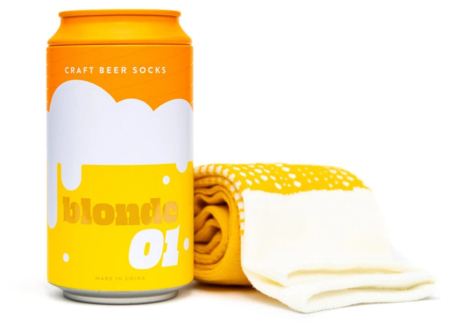 Blonde Lager Craft Beer Socks